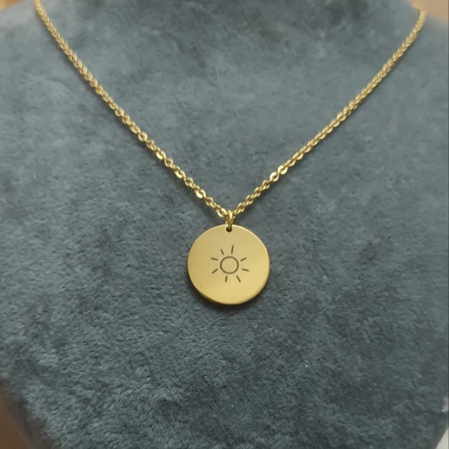 گردنبند خورشید استیل