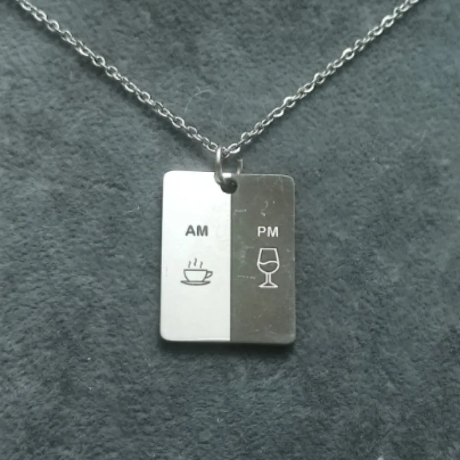 گردنبند استیل رنگ ثابت