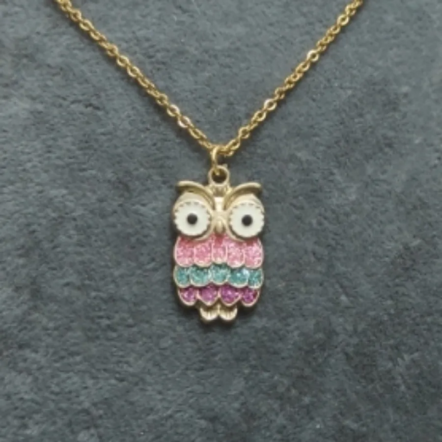 گردنبند جغد زیبا