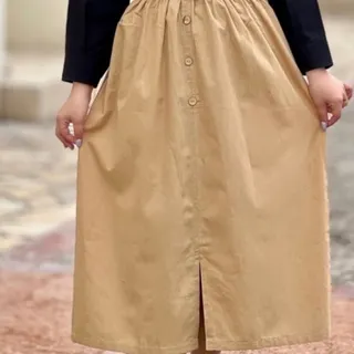 دامن لینن جلوچاک