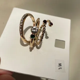 ست گوشواره و انگشتر برند