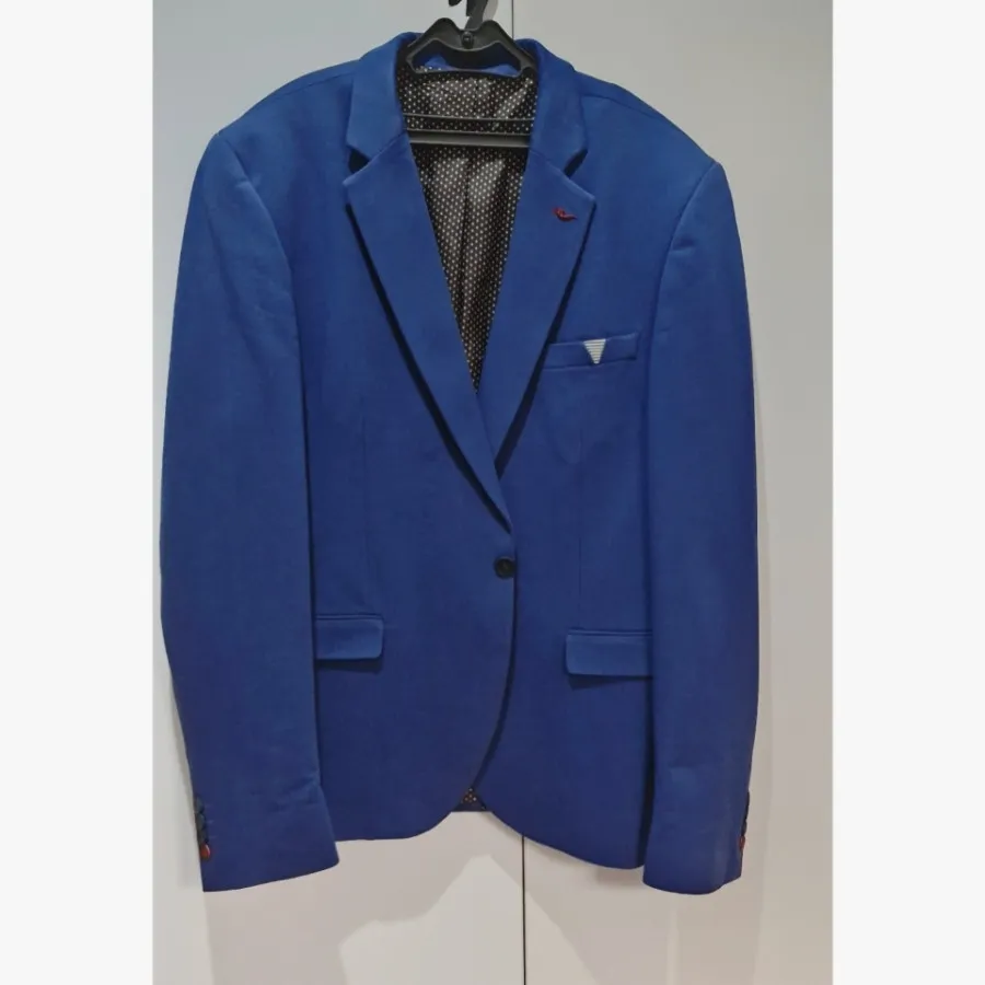 کت مردانه آبی کاربنی