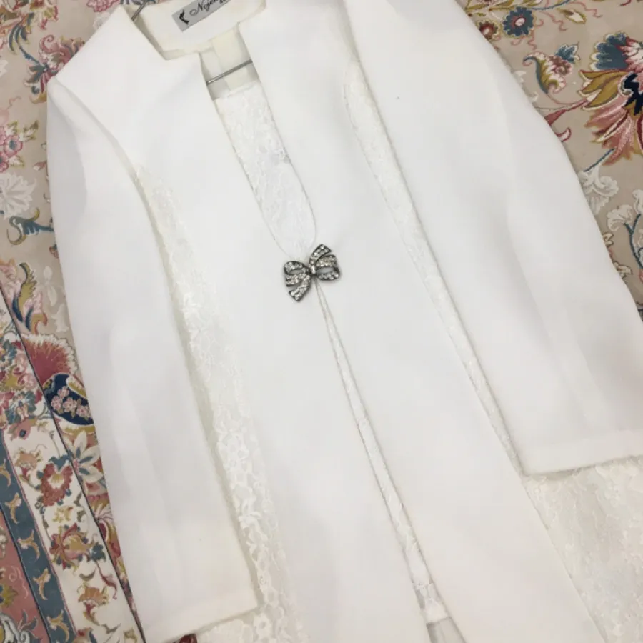 کت وشلوارسفید عقد عروس