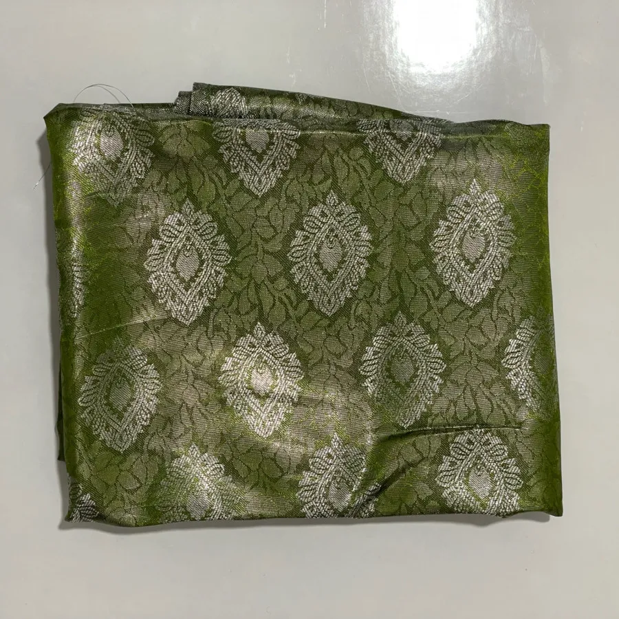 2 متر پارچه ساتن طرح دار