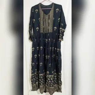 پیراهن هندی نخی