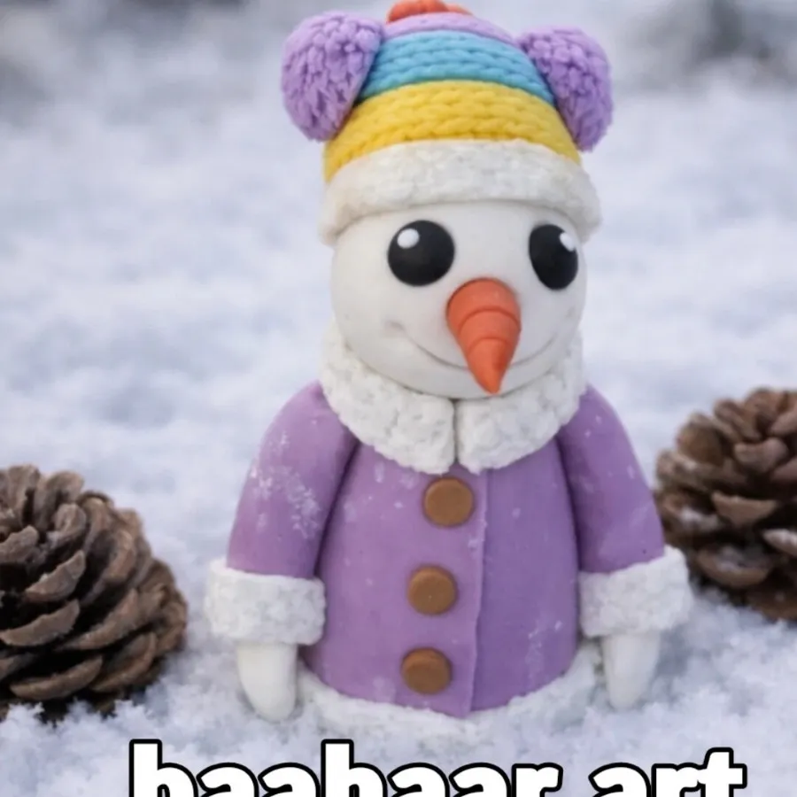 مجسمه آدم برفی