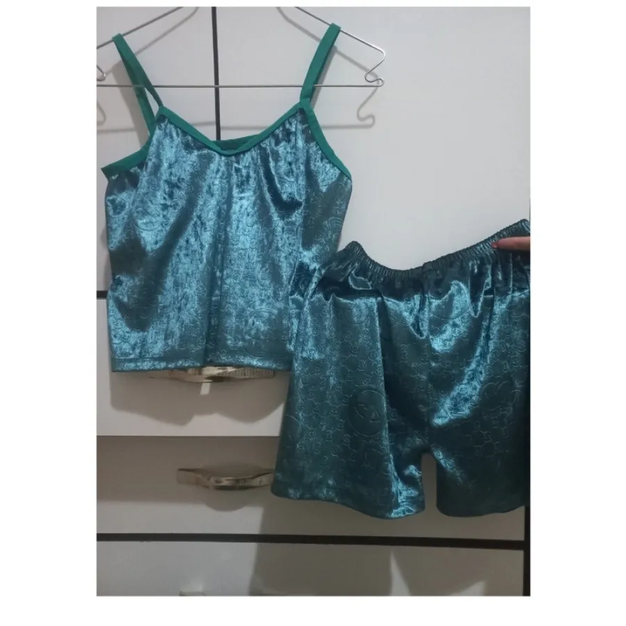 ست تاپ شلوارک مخمل