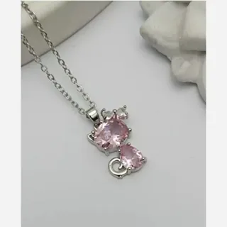 گردنبند گربه نگین زیبا