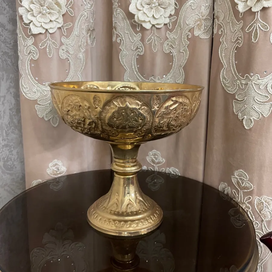 جام میوه خوری برنجی