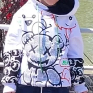 هودی پسرانه نگین دار