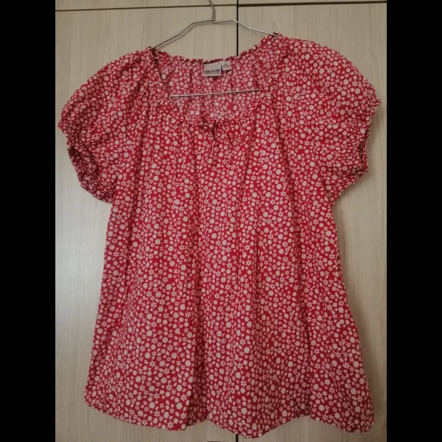 پیراهن نخی آستین کوتاه