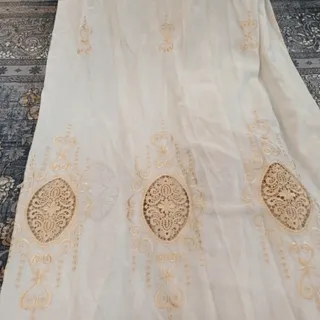 پرده کرپ حریر خارجی