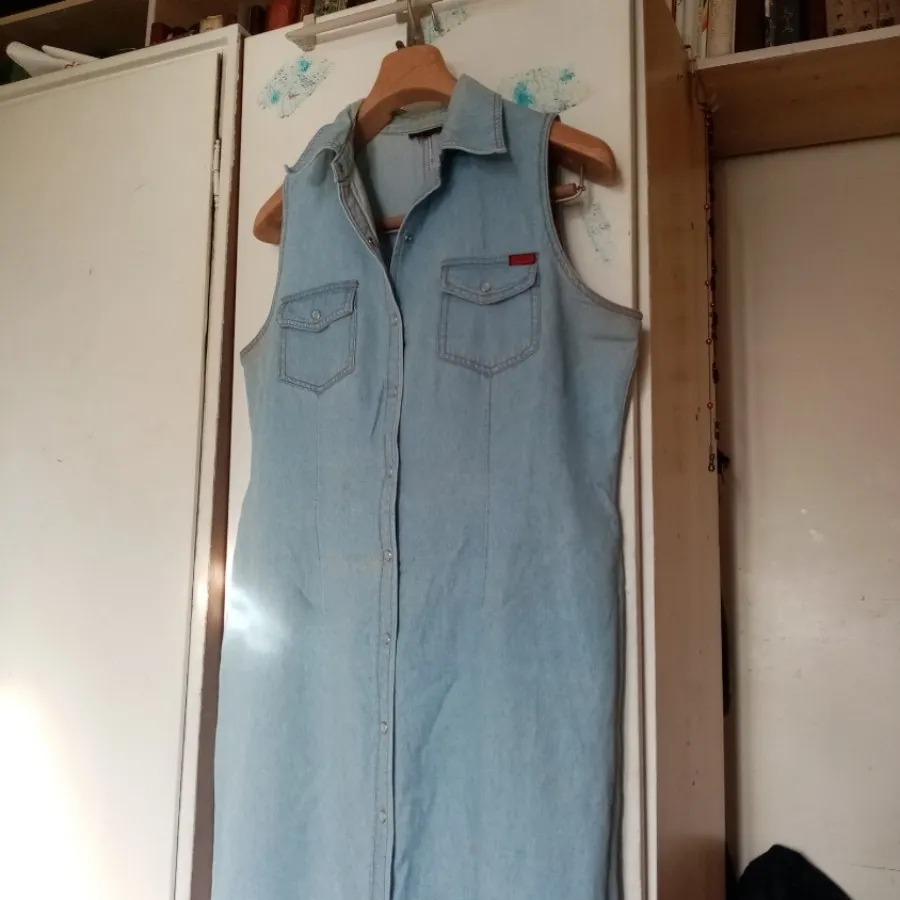 پیراهن جین بلند