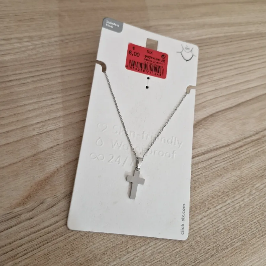 گردنبند صلیب استیل برند