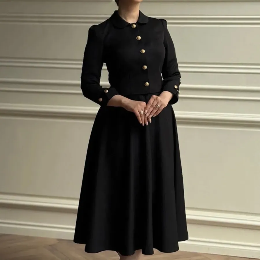 کت و دامن کتان لمه