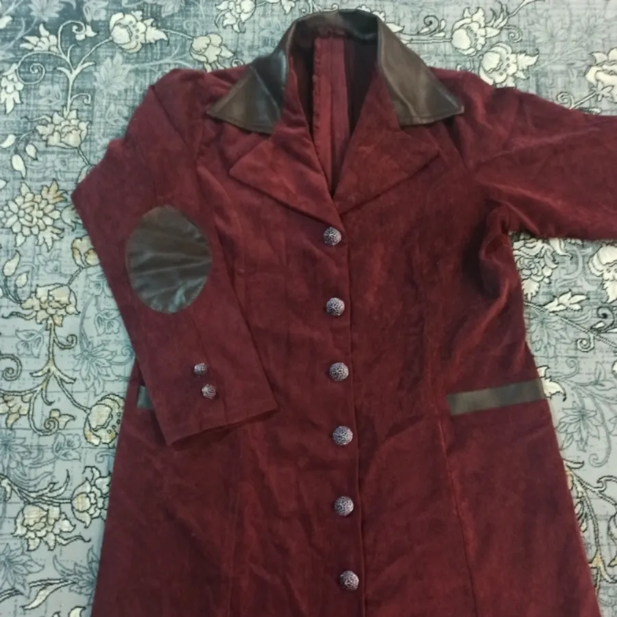 مانتو مخمل کبریتی