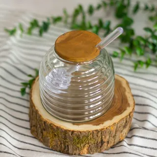 ظرف عسل شیشه ای