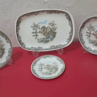 ست 4 تایی ملامین قدیمی