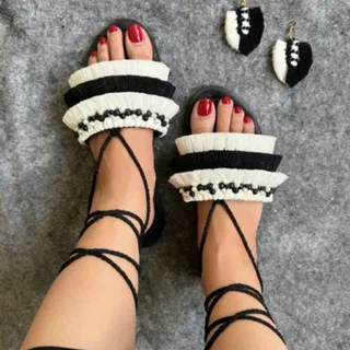 صندل مکرومه