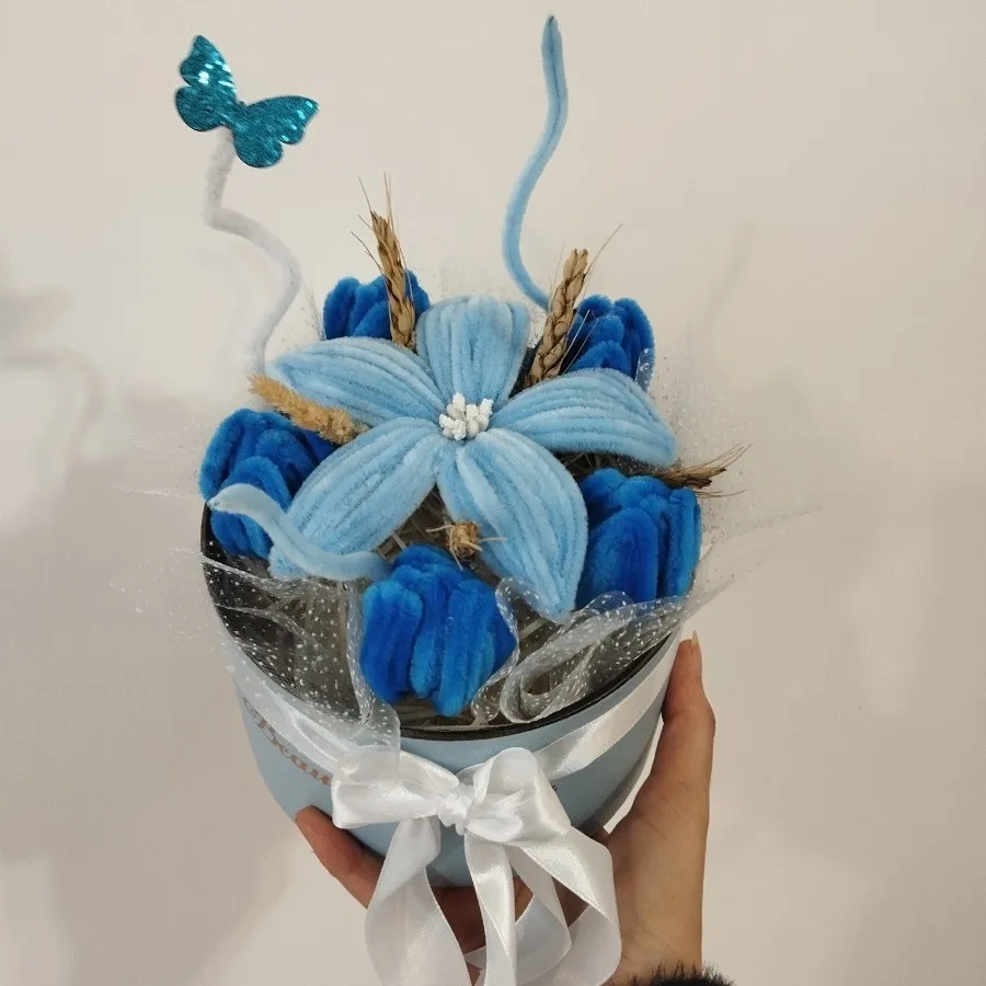 باکس گل آبی