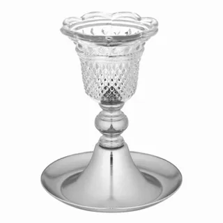 جاشمعی کریستالی پایه فلزی