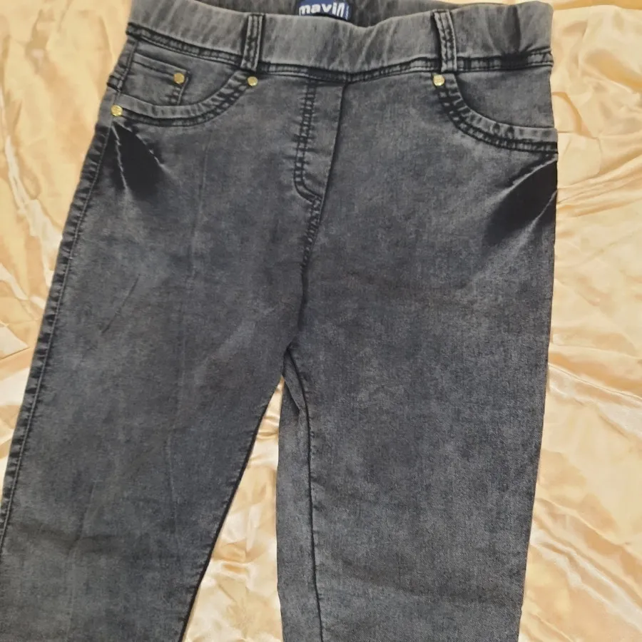 شلوار جین کاغذی کشی زغالی