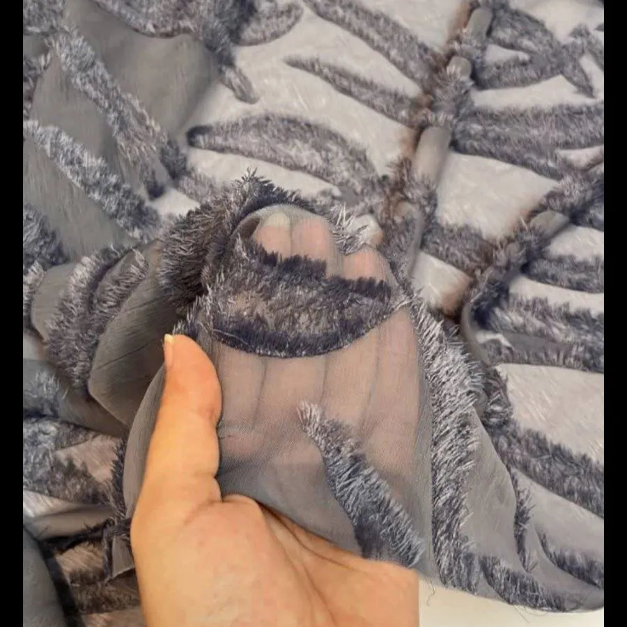 1.5 متر حریر ریش طوسی