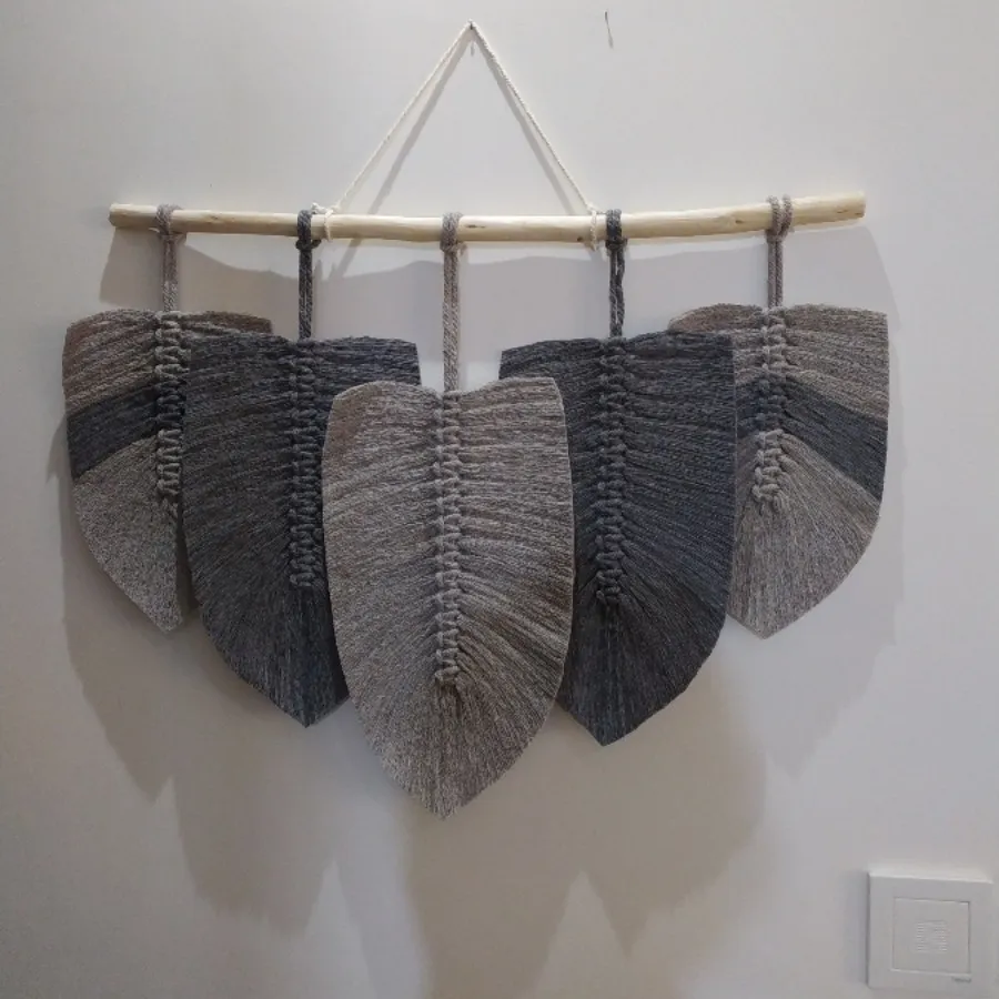 دیوارکوب مکرومه