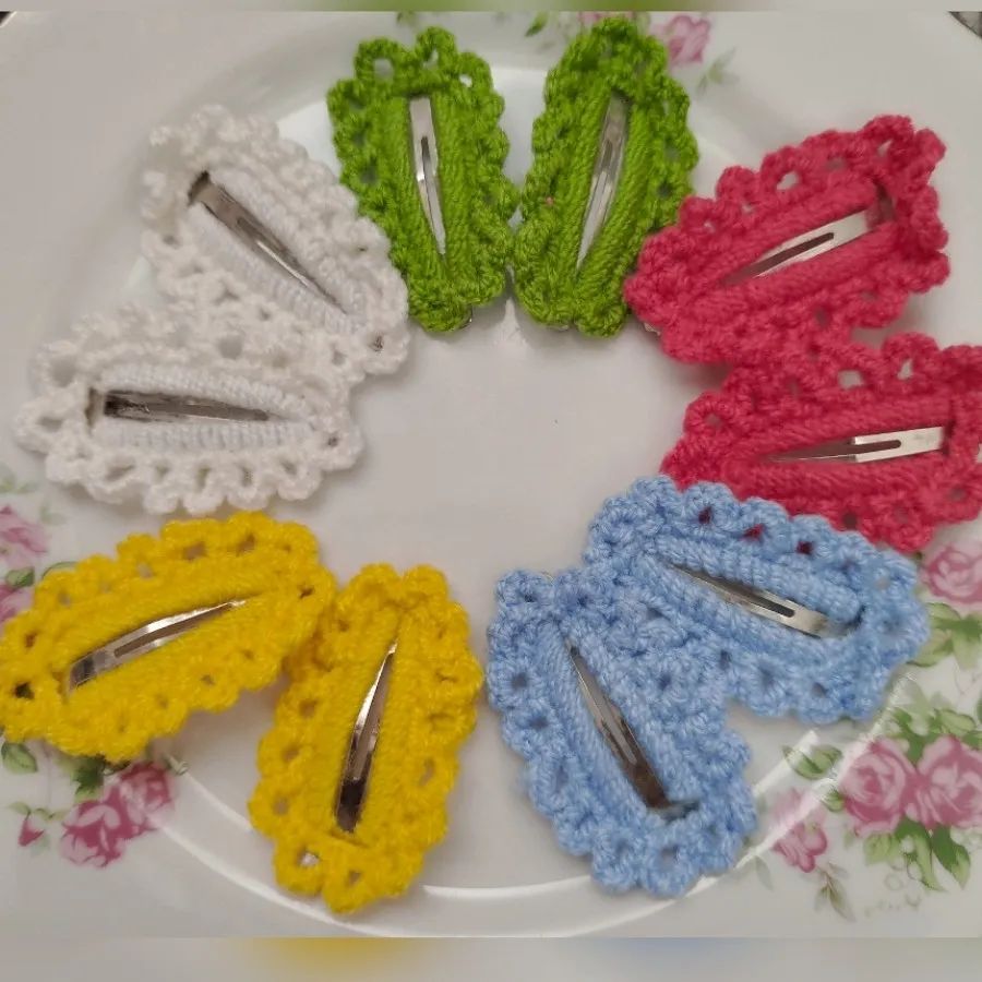 گیره مو  بافتنی