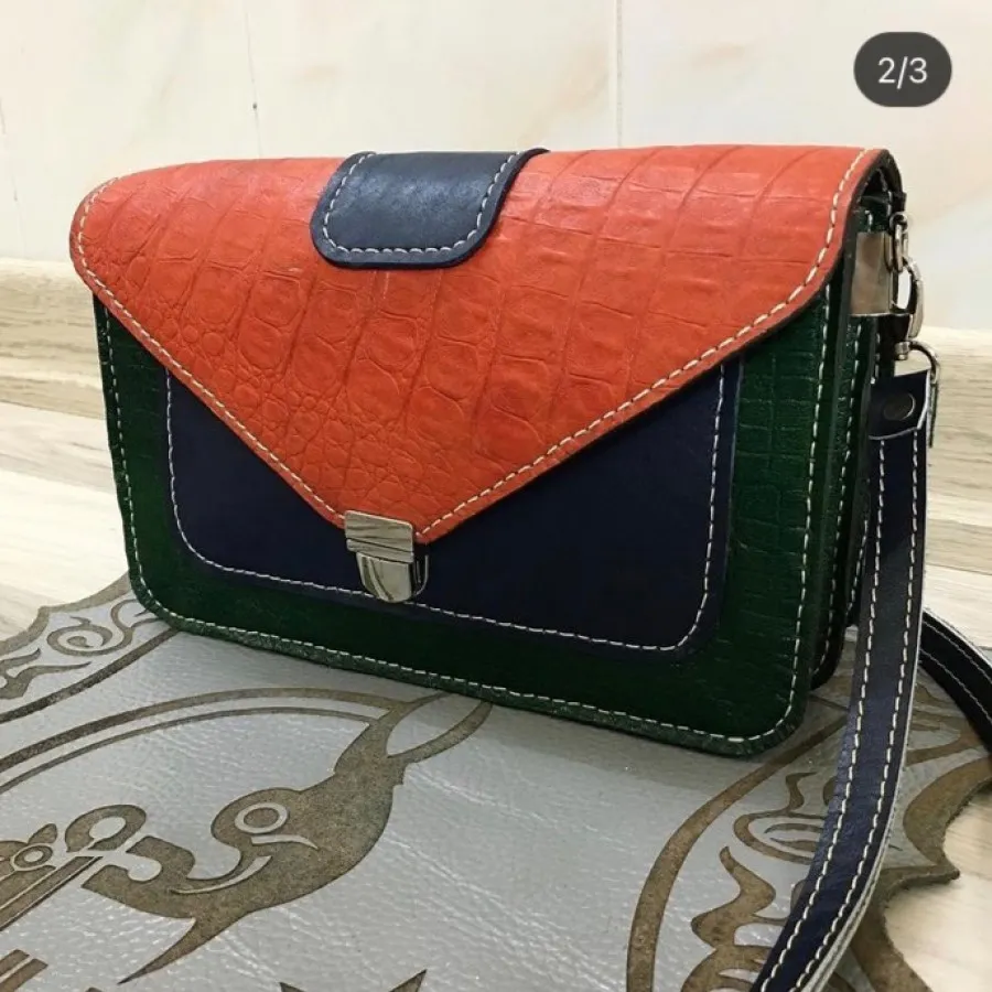 کیف چرم دست دوز