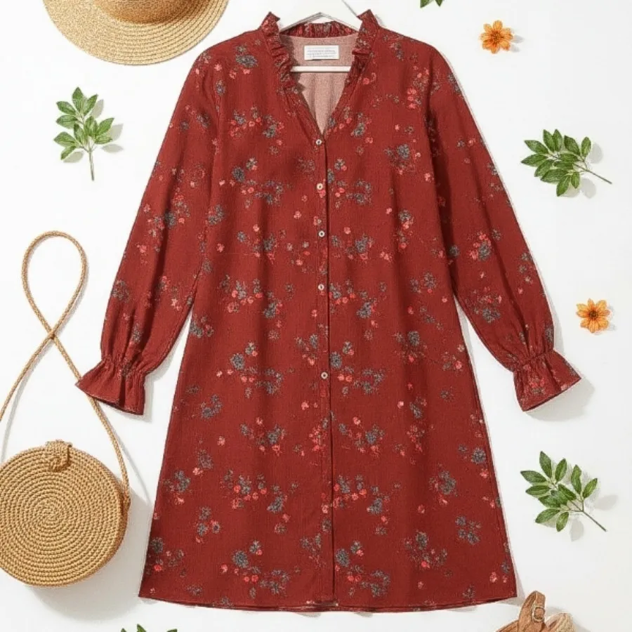 پیراهن فلورال