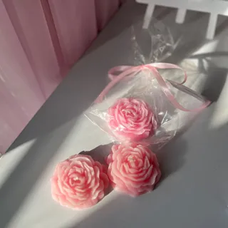 شمع گل پیونی