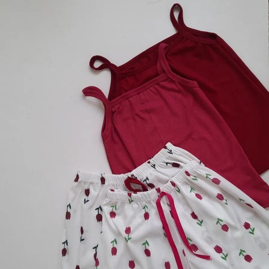 ست تاپ و شورتک لاله