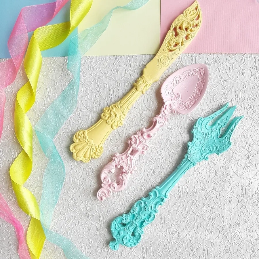 دکوری قاشق و چنگال و کارد