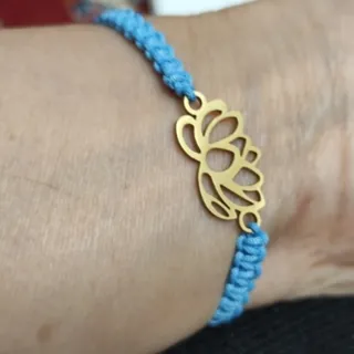 دستبند نیلوفر آبی ،استیل