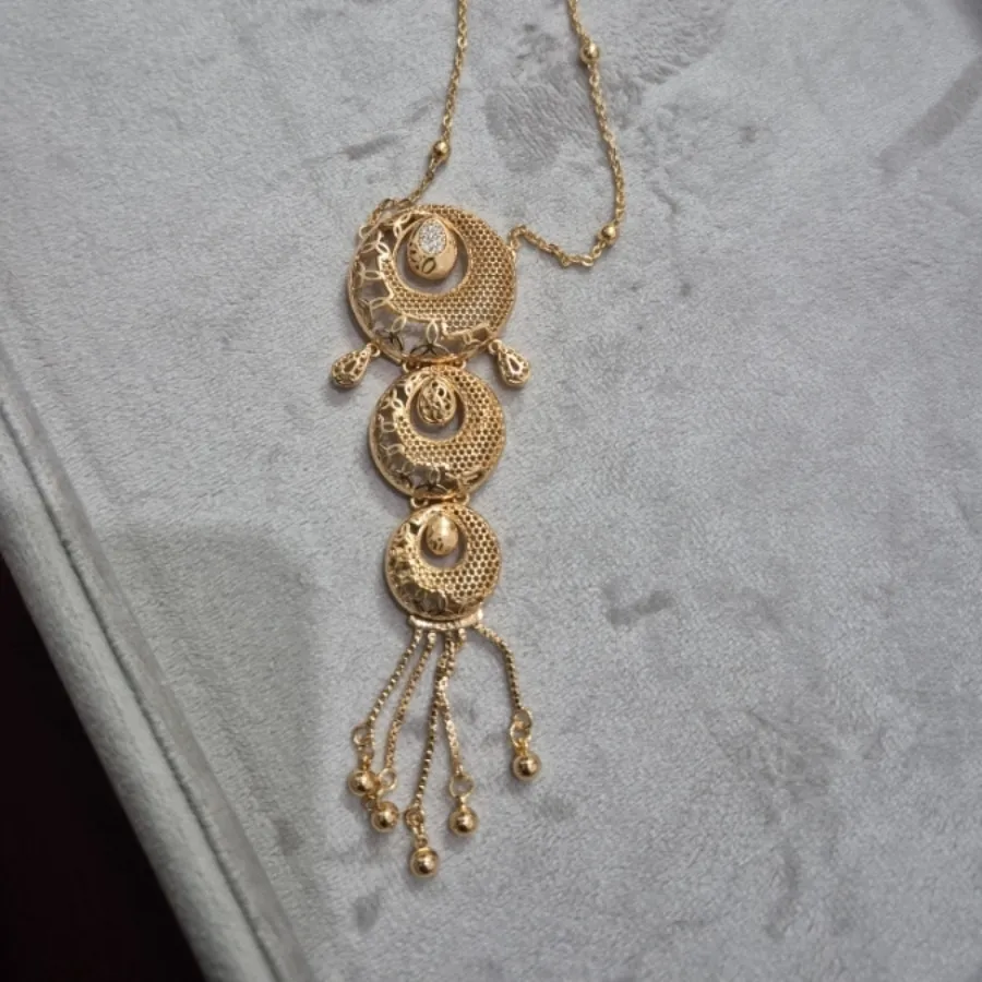 گردنبند خلیجی 3 طبقه