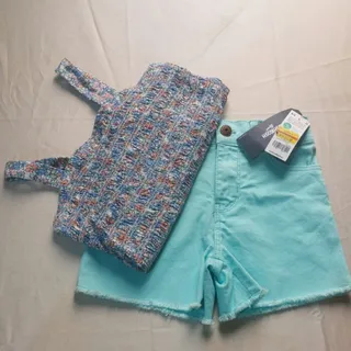 تاپ شلوارک دخترانه