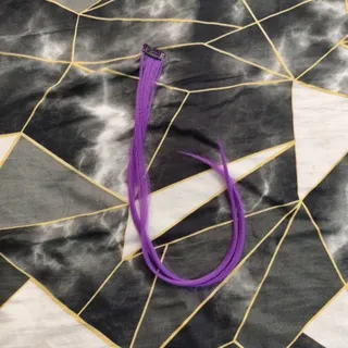 مو مصنوعی گیره ای بنفش