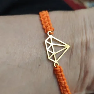 دستبندالماس،استیل،کپی طلا