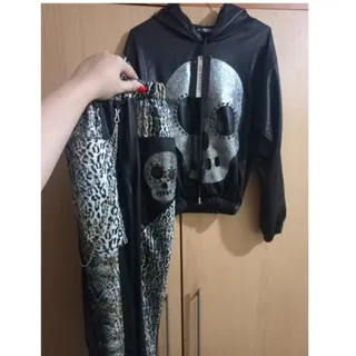 ست هودی و شلوار اسکلتی