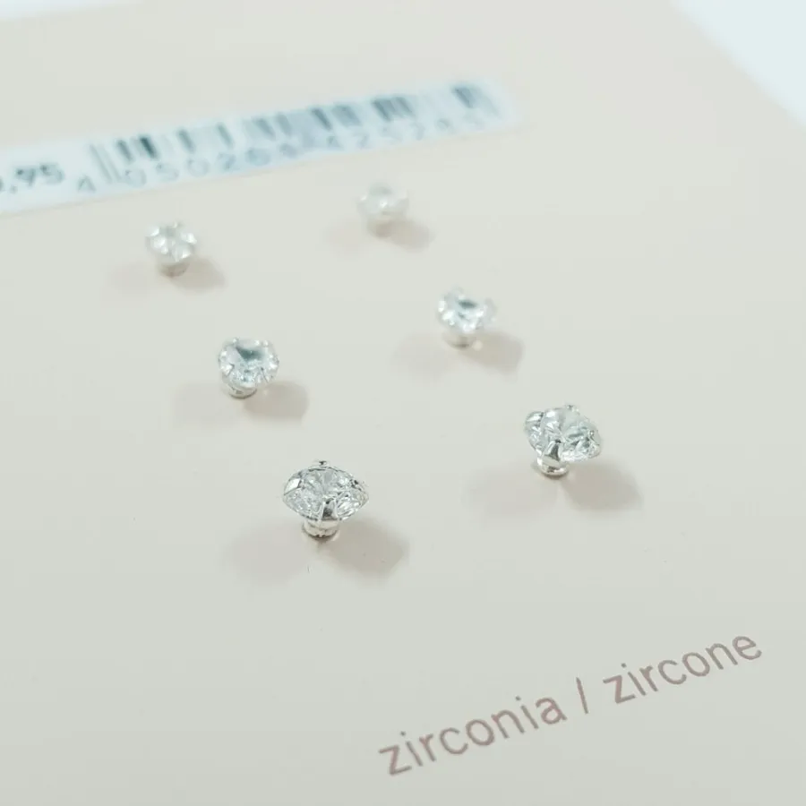 پک گوشواره گلگوش نقره 925