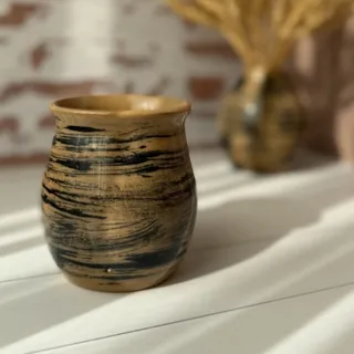گلدان سفالی دست ساز