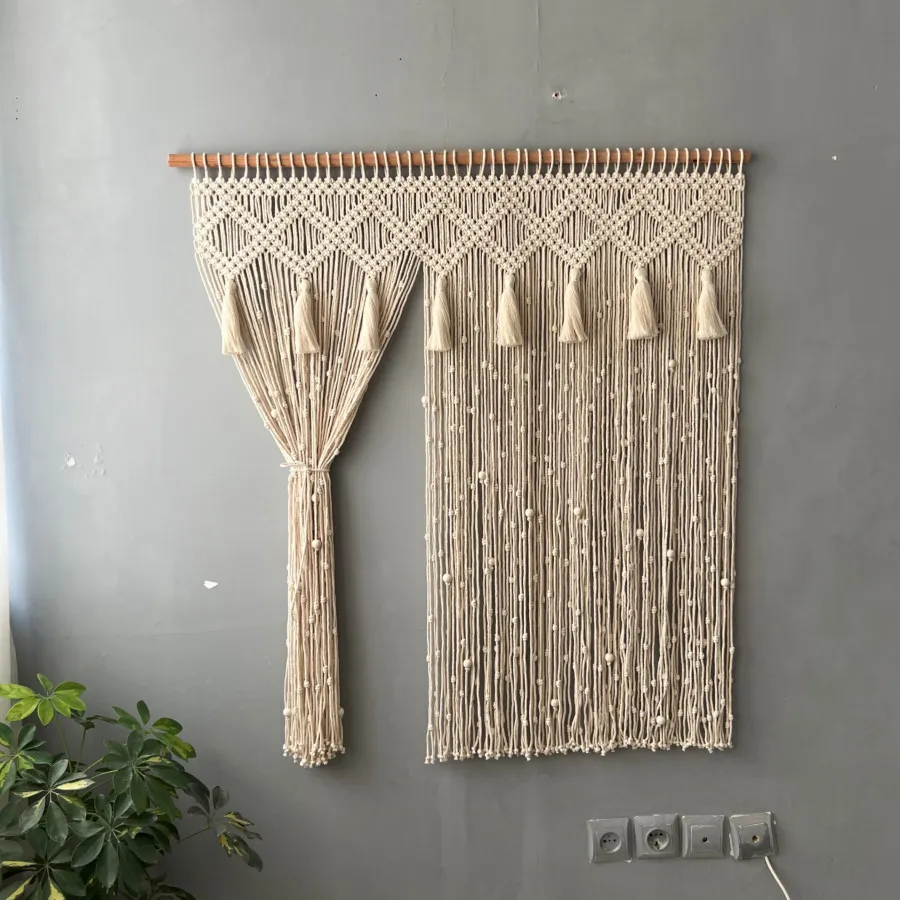 پرده مکرومه