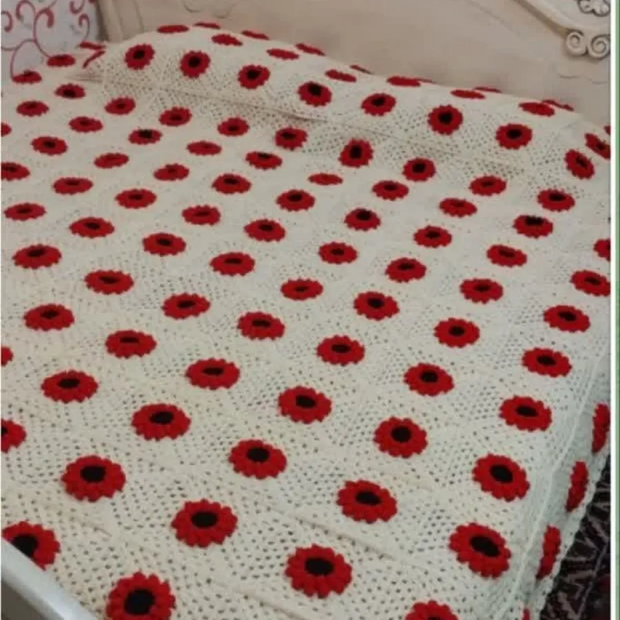 روتختی دونفره گل برجسته