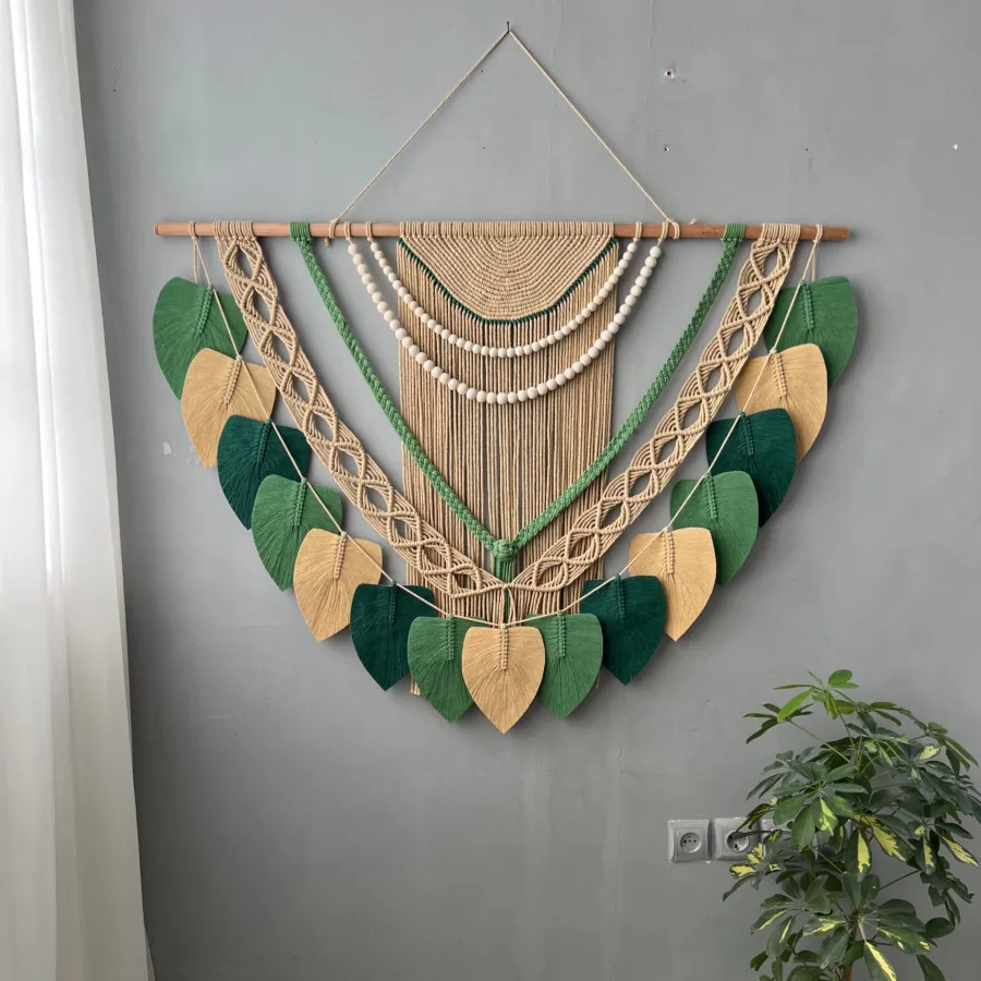 دیوارکوب مکرومه