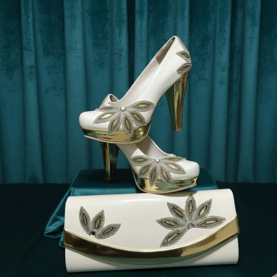 ست کیف و کفش عروس