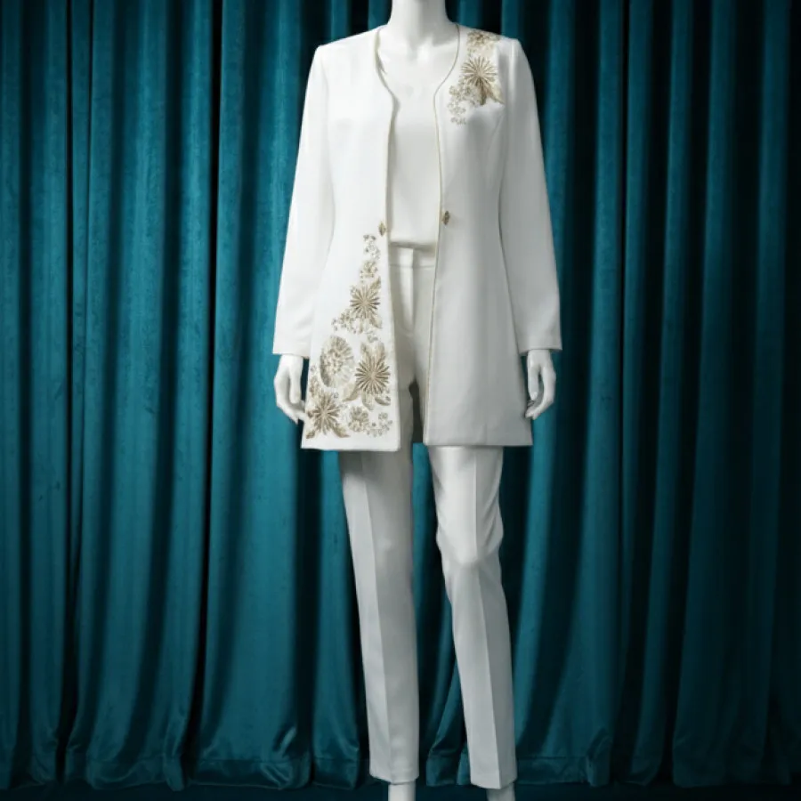 ست کت و شلوار عروس