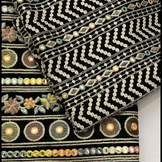 پارچه لینن سوزندوزی هندی