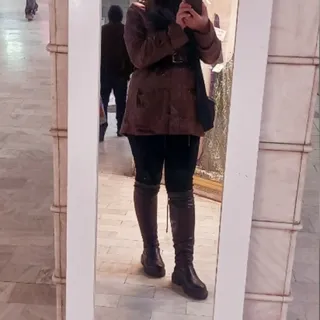 کاپشن قهوه ای