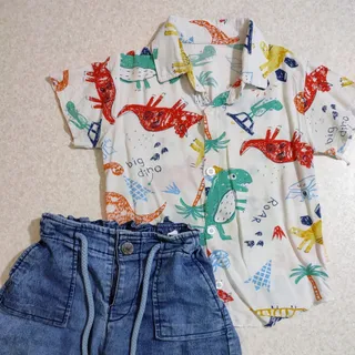 ست تیشرت شلوارک بچگانه